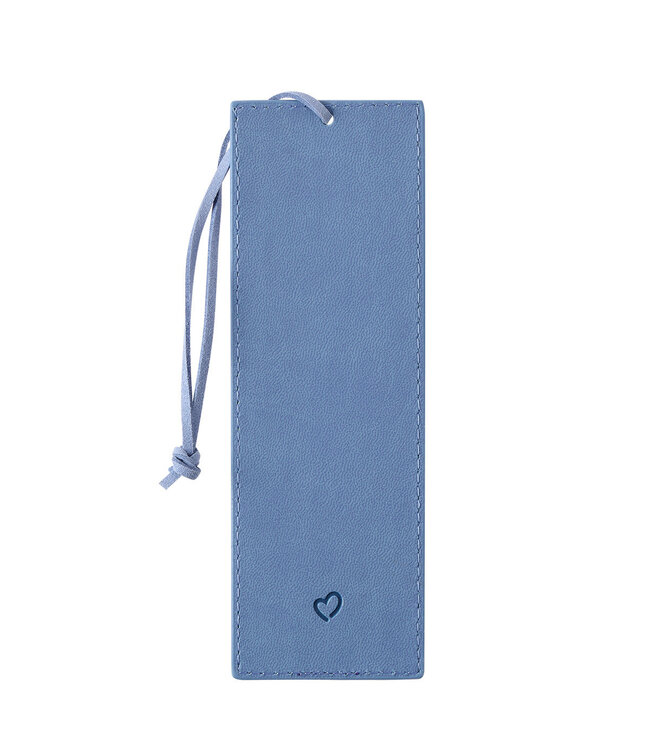 Find Joy in the Journey Blue Faux Leather Bookmark