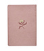 Sufficient Grace Pearlescent Dusty Rose Faux Leather Classic Journal - 2 Corinthians 12:9
