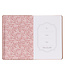 Sufficient Grace Pearlescent Dusty Rose Faux Leather Classic Journal - 2 Corinthians 12:9