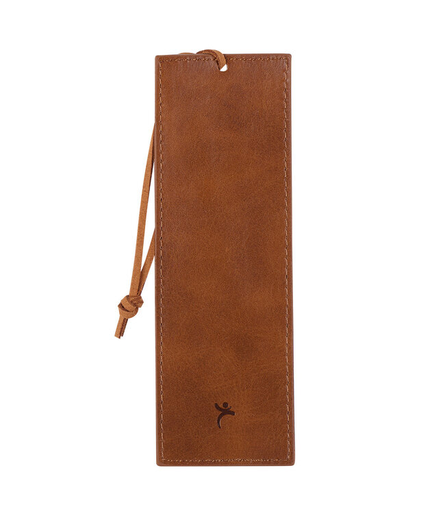 Thy Word is A Lamp Toffee Brown Faux Leather Bookmark - Psalm 119:105