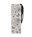 Garden Notes Gray Faux Leather Bookmark