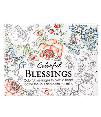 Christian Art Gifts Colorful Blessings Coloring Cards