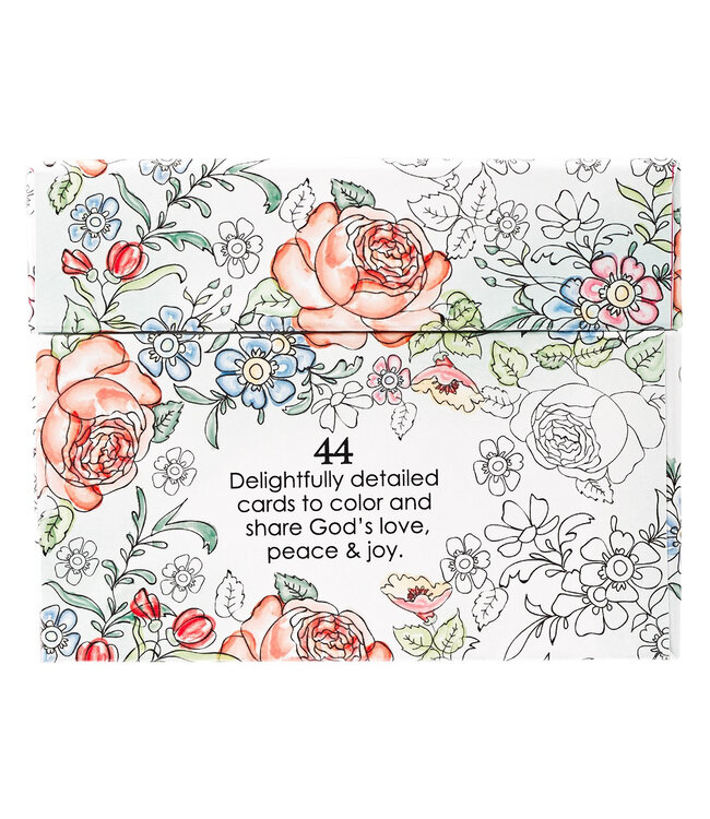 Colorful Blessings Coloring Cards