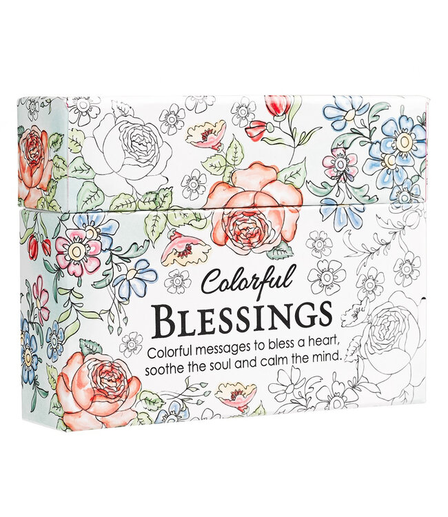 Colorful Blessings Coloring Cards