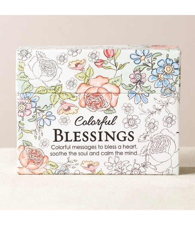 Colorful Blessings Coloring Cards
