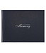 In Loving Memory Navy Faux Leather Medium Guest Book