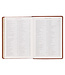 Saddle Tan Faux Leather Spiritual Growth Bible