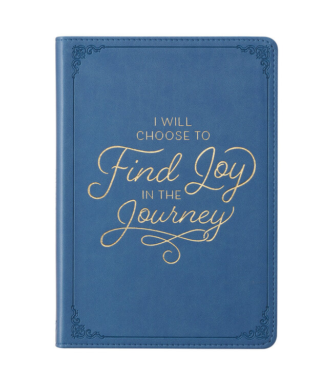 Joy in the Journey Purple Faux Leather Classic Journal