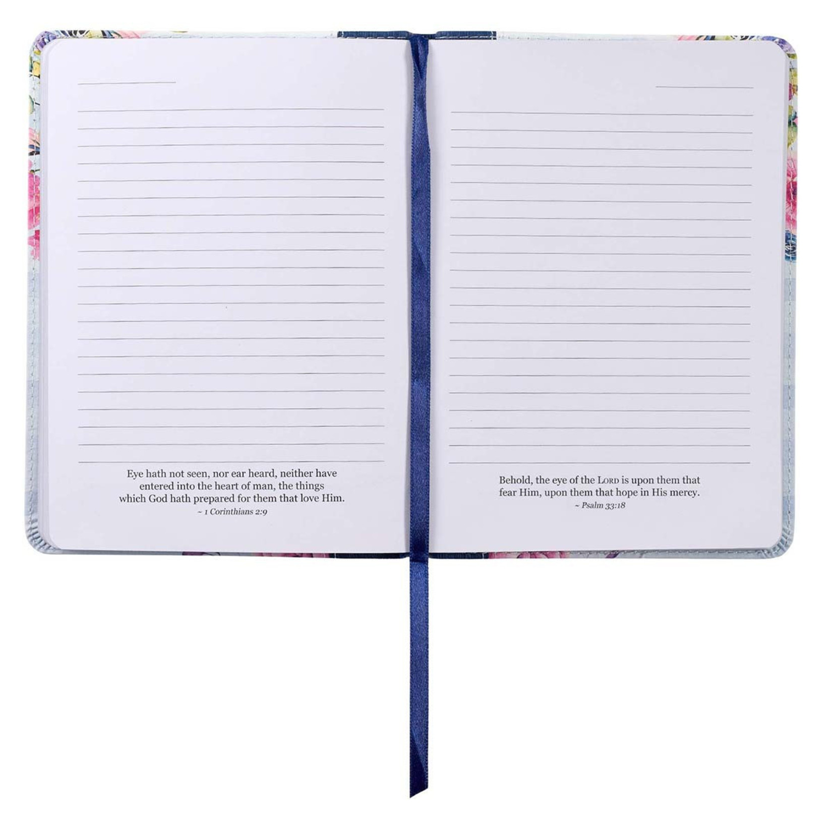 Christian Art Gifts I Know The Plans Striped Faux Leather Handy-Sized Journal - Jeremiah 29:11