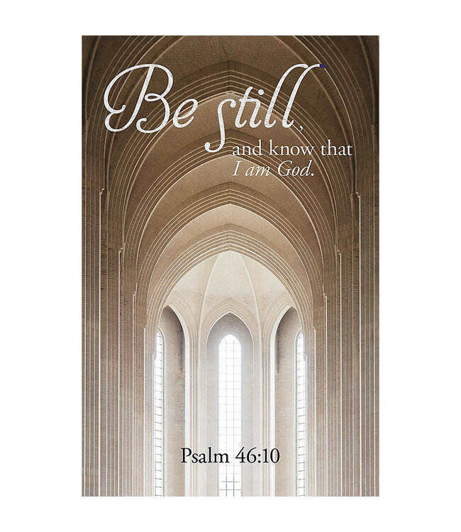 Bulletin - Know That I Am God (Funeral) (Pkg 100)