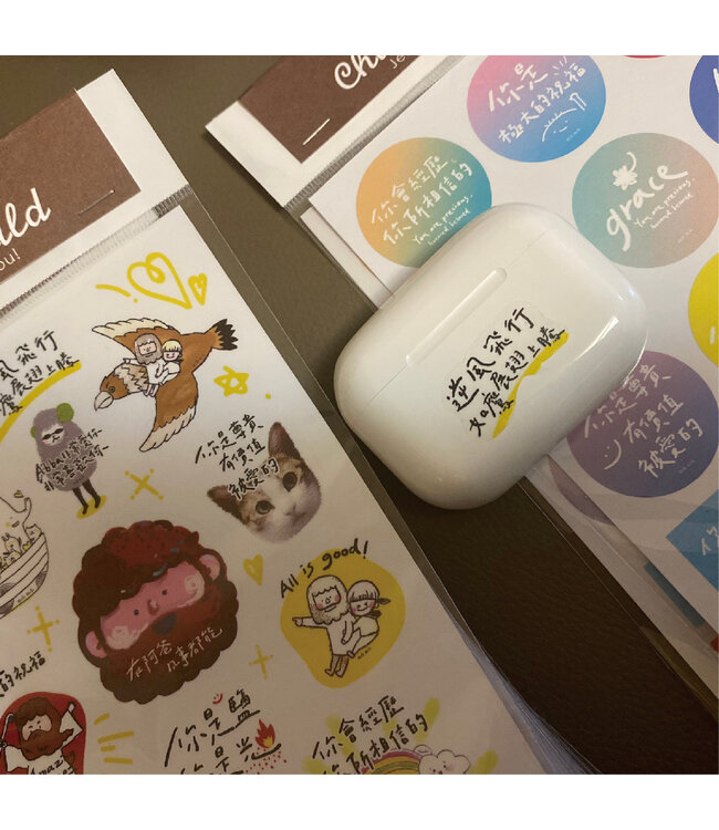 pvc圖文透明貼紙