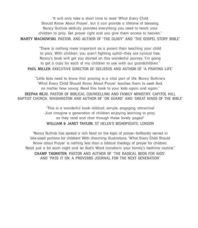 童心禱告：關於禱告，每個孩子都要知道的事（中英對照繪本） | What Every Child Should Know About Prayer