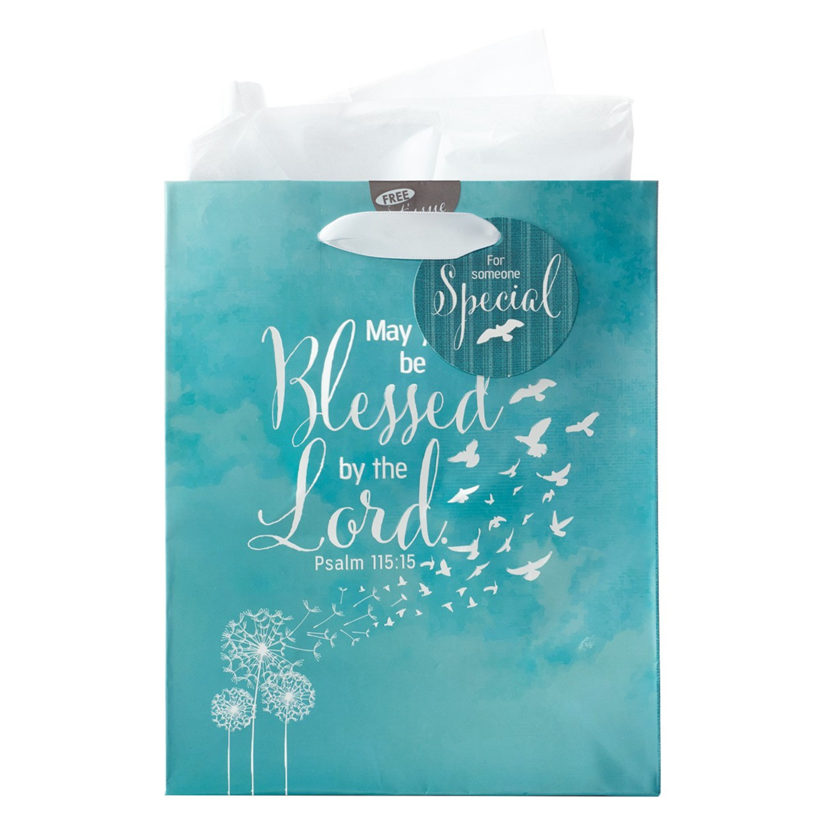 Christian Art Gifts Soar Collection, May You Be Blessed - Psalm 115:15 Medium Gift Bag