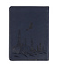 Wings Like Eagles Navy Blue Handy-sized Faux Leather Journal - Isaiah 40:31