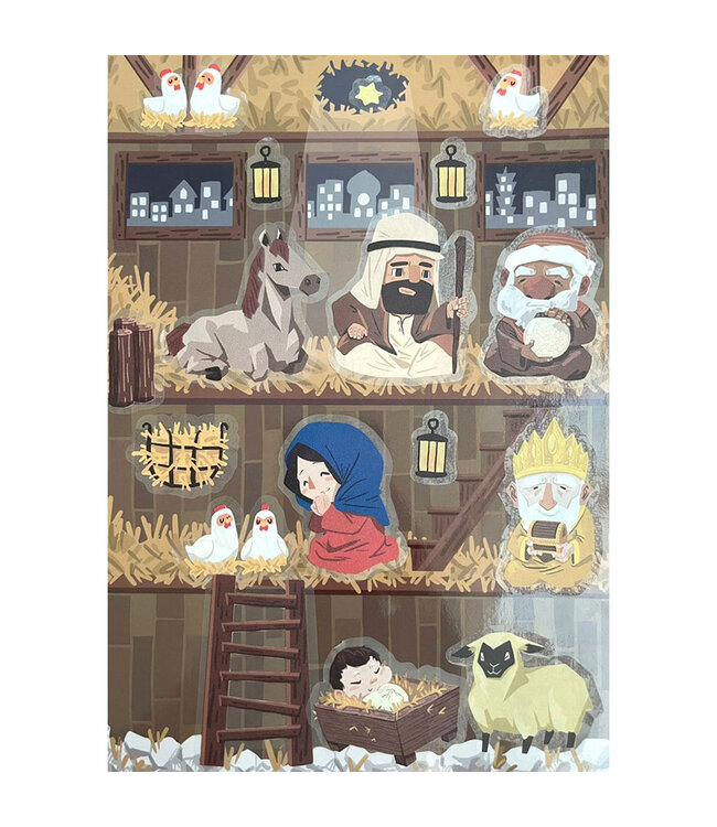 耶穌誕生款：故事貼