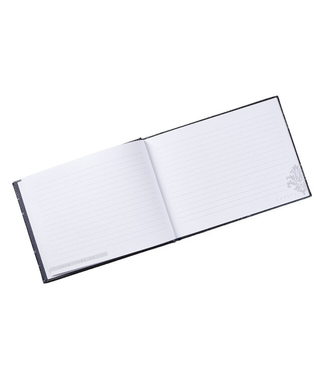 In Loving Memory Charcoal Guest Book