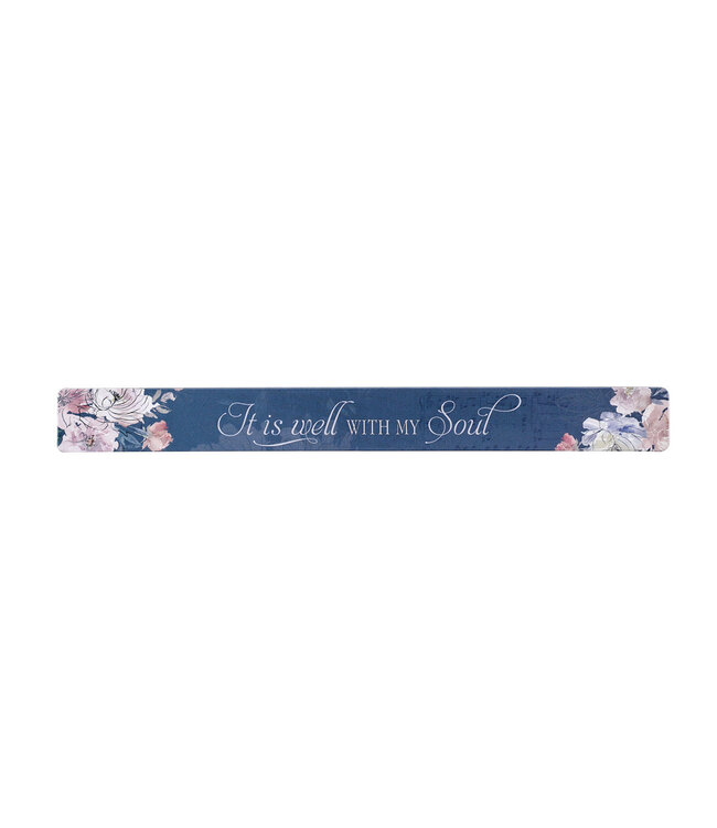 It is Well with My Soul Blue Magnetic Strip