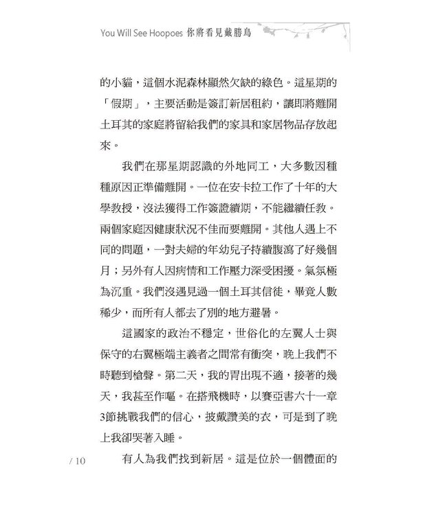 你將看見戴勝鳥 | You Will See Hoopoes