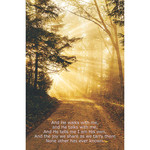 B&H Publishing Group Bulletin - He Walks With Me (Funeral) (Pkg 100)