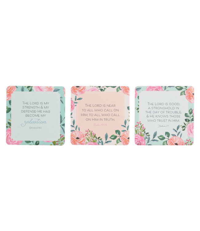 101 Bible Verses For Moms Coral Pink Scripture Cards in a Tin | 金屬盒金句卡