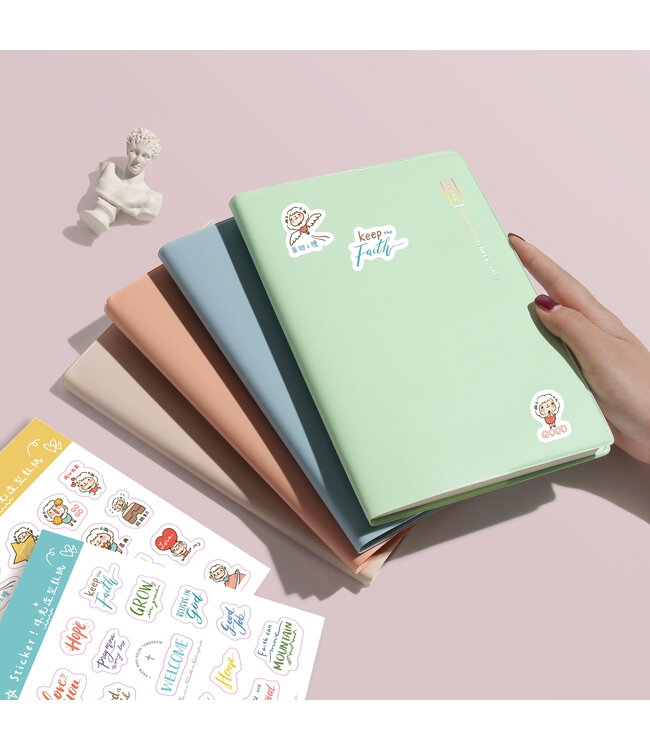 珠光造型貼紙：英文標語