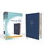 Zondervan NIV, Bible for Teens, Thinline Edition, Red Letter Edition, Comfort Print, Blue LeatherSoft
