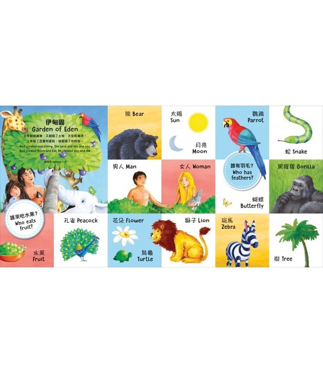 幼兒認字聖經（中英對照） | First Words Bible