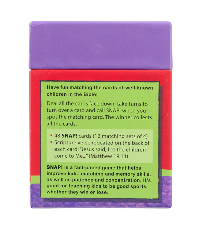 Snap! —The Childen of the Bible Card Game