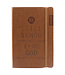 Christian Art Gifts Be Still & Know Tan Flexcover Journal - Psalm 46:10