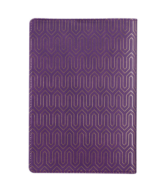 Bless You and Keep You Purple Faux Leather Journal - Numbers 6:24-26