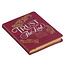Trust in the LORD Golden Leaf Burgundy Faux Leather Handy-size Journal - Proverbs 3:5