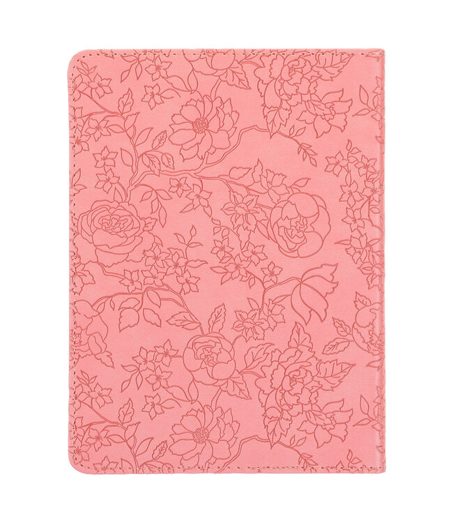 More Precious than Rubies Strawberry Pink Handy-sized Faux Leather Journal - Proverbs 31:26