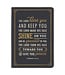 Bless You and Keep You Black Faux Leather Classic Journal - Numbers 6:24-26