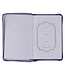 Be Still Purple Pasture Faux Leather Journal with Zippered Closure - Psalm 46:10 | 仿皮拉鍊封口日記本