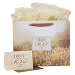 Christian Art Gifts Trust in the LORD Large Landscape Gift Bag - Proverbs 3:5