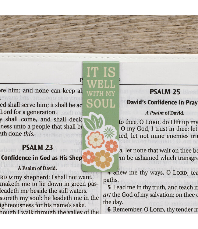 It Is Well With My Soul Magnetic Bookmark Set