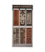 Christian Art Gifts Strong and Courageous Magnetic Bookmark Set - Joshua 1:9