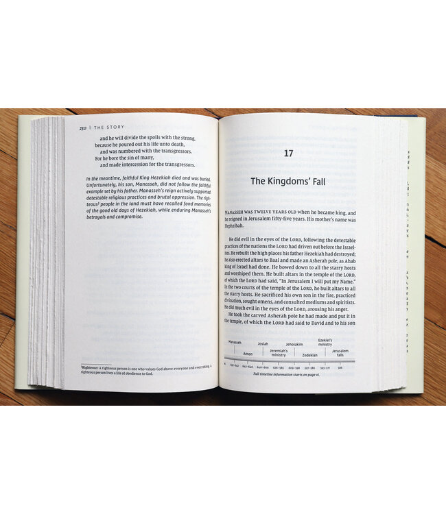 NIV, The Story, Hardcover, Comfort Print: The Bible as One Continuing Story of God and His People
