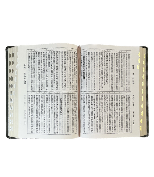 聖經．和合本．7系列．紅字版．仿皮索引（古典灰）