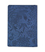 Blessed Peacock Blue Faux Leather Journal with Zipper Closure - Jeremiah 17:7