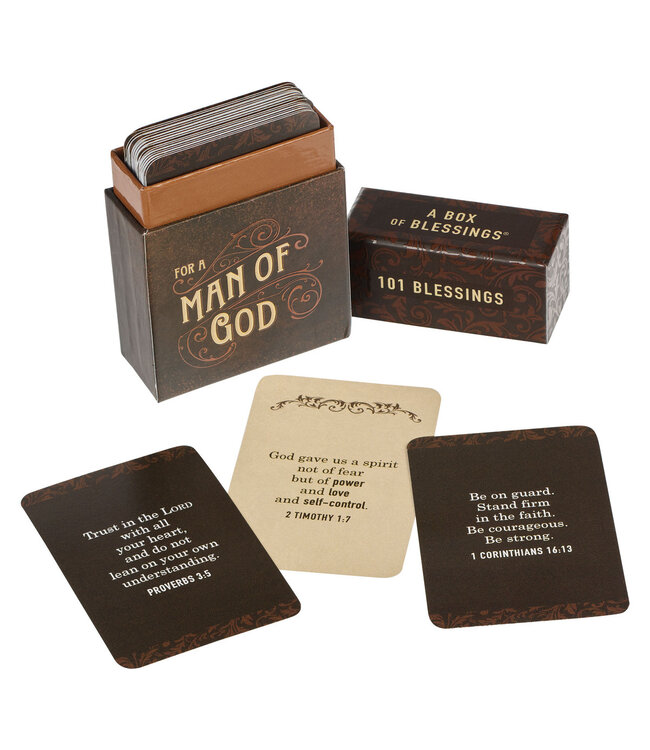101 Blessings for a Man of God Box of Blessings