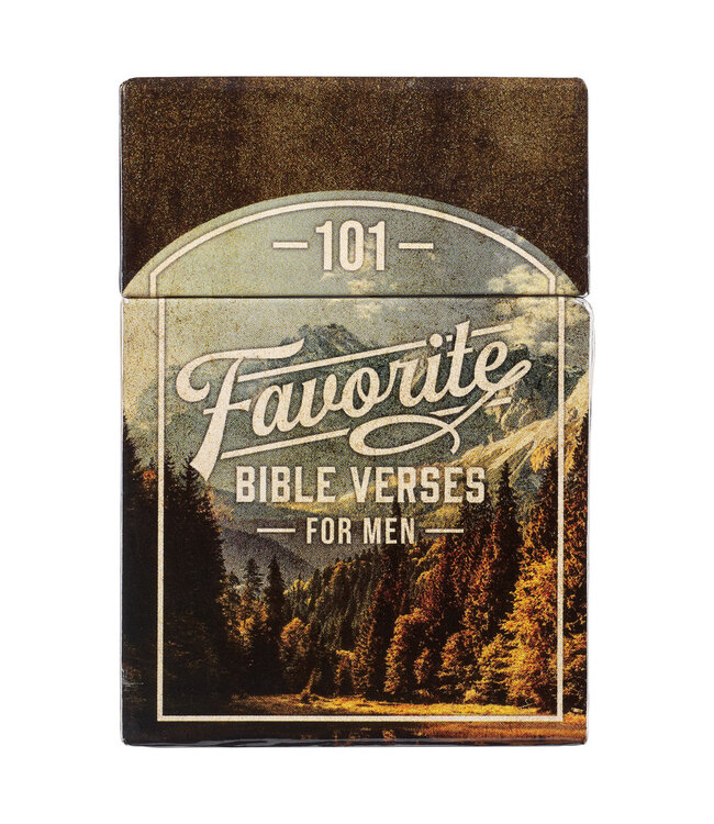 101 Favorite Bible Verses for Men Box of Blessings （祝福金句卡）