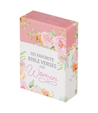 Christian Art Gifts 101 Favorite Bible Verses for Women Pink Floral Box of Blessings