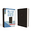 Zondervan NIV Value Thinline Bible/Large Print (Comfort Print)-Charcoal/Black Leathersoft