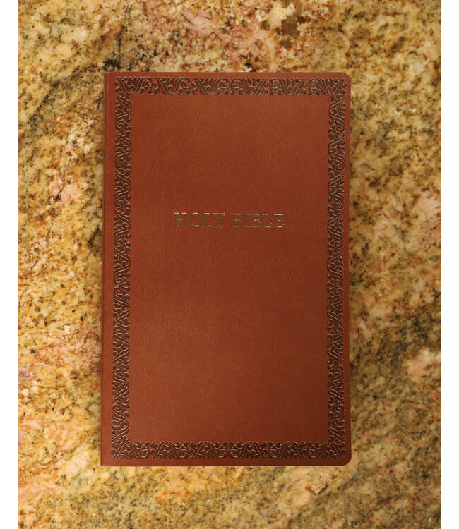 NIV Holy Bible/Soft Touch Edition (Comfort Print)-Brown LeatherSoft