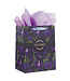 Blessed Purple Tulip Large Portrait Gift Bag with Card Set - Luke 1:45