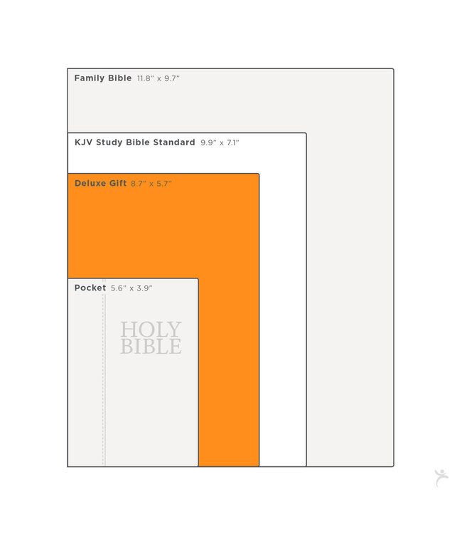 Black Faux Leather King James Version Deluxe Gift Bible with Thumb Index