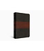 ESV Large Print Personal Size Bible, TruTone, Forest/Tan, Trail Design