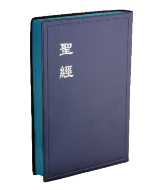 台灣聖經公會 The Bible Society in Taiwan 聖經．和合本．神版．大字型．藍色膠面藍邊