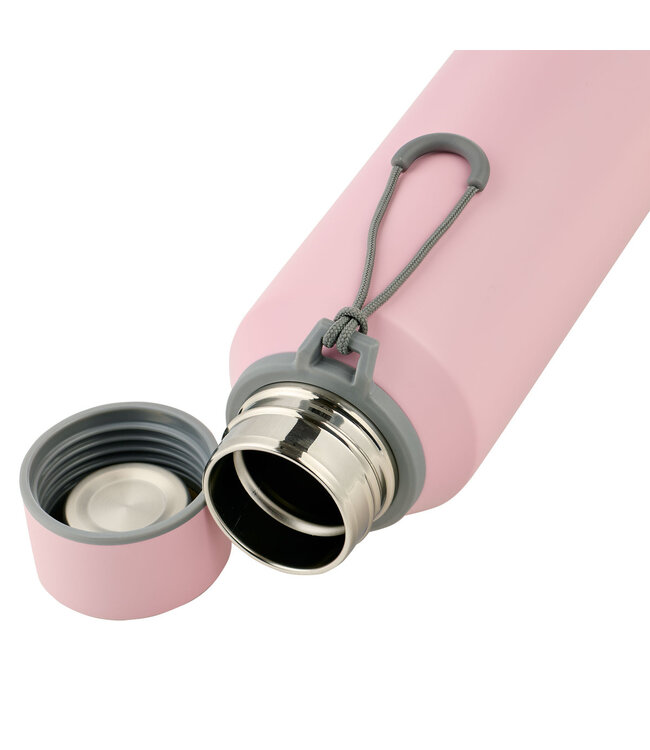 Be Still Pink Stainless Steel Water Bottle - Psalm 46:10 （粉紅色不鏽鋼水瓶"Be Still"  - 詩篇 46:10）